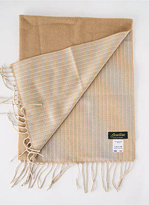 Echarpe imprimé fantaisie beige JOSÉLISE femme