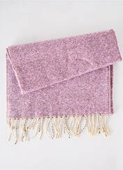 Echarpe rose JOSÉLISE pour femme seconde vue