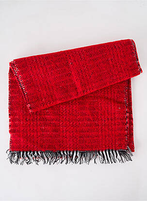 Echarpe imprimé fantaisie rouge JOSÉLISE femme