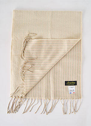Echarpe imprimé fantaisie beige JOSÉLISE femme