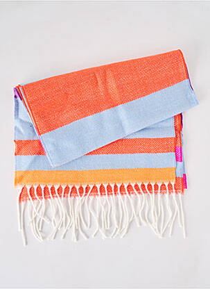 Echarpe imprimé fantaisie orange JOSÉLISE femme