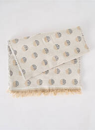 Echarpe imprimé fantaisie beige JOSÉLISE femme