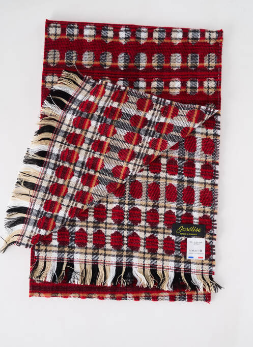 Echarpe rouge JOSÉLISE pour femme