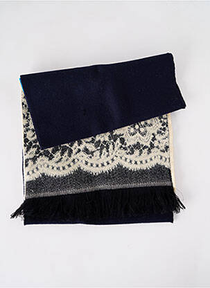 Echarpe imprimé fantaisie bleu JOSÉLISE femme
