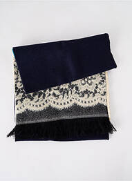 Echarpe imprimé fantaisie bleu JOSÉLISE femme
