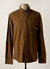 Chemise manches longues marron ONLY&SONS pour homme seconde vue