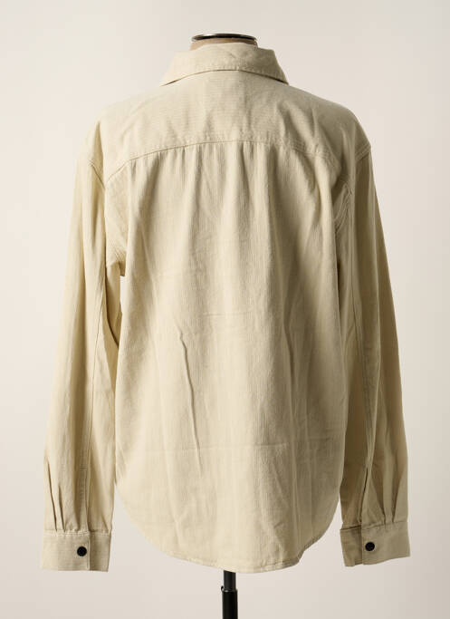 Chemise manches longues beige ONLY&SONS pour homme