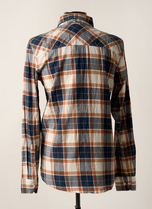 Chemise manches longues bleu KAPORAL pour homme