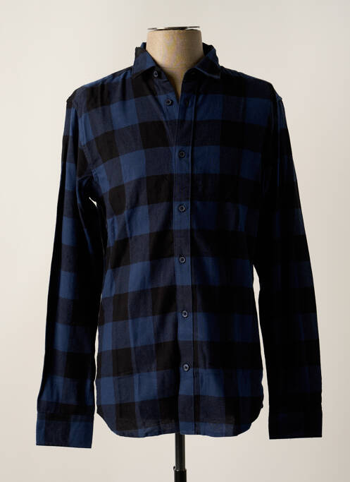 Chemise manches longues bleu ONLY&SONS pour homme