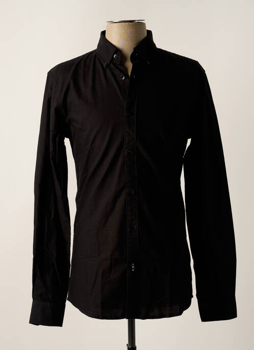 Chemise manches longues noir ONLY&SONS pour homme