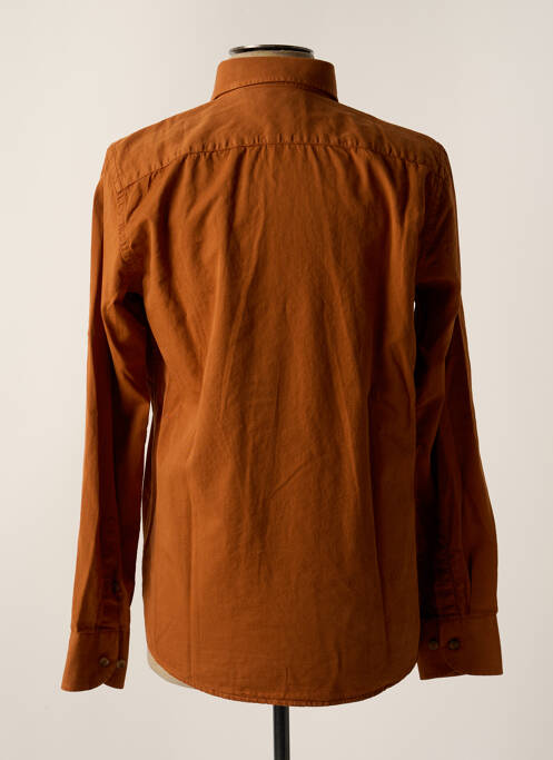 Chemise manches longues orange CARLOS CORDOBA pour homme