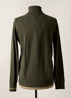Pull col roulé stretch manches longues vert PEPE JEANS homme