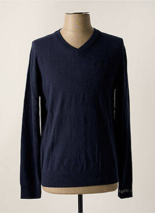 Pull col v manches longues bleu PEPE JEANS homme