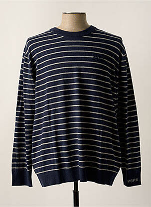 Pull stretch manches longues bleu PEPE JEANS homme