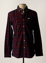 Chemise manches longues rouge PEPE JEANS pour homme seconde vue