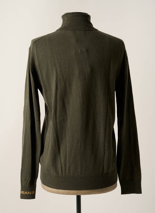 Pull col roulé stretch manches longues vert PEPE JEANS homme