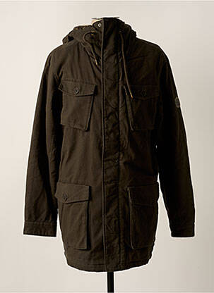 Parka manches longues a capuche vert ONLY&SONS homme