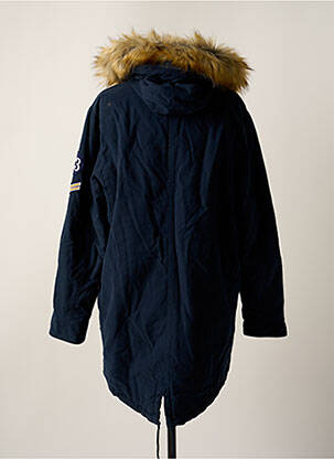 Parka manches longues a capuche bleu PEPE JEANS homme