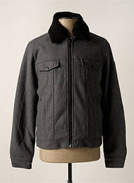 Veste casual poignets pressionnés gris KAPORAL homme