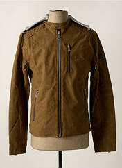 Veste simili cuir marron KAPORAL pour homme seconde vue