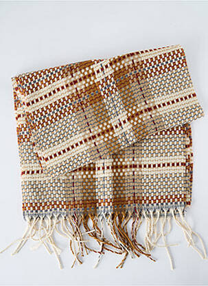 Echarpe imprimé fantaisie beige JOSÉLISE femme
