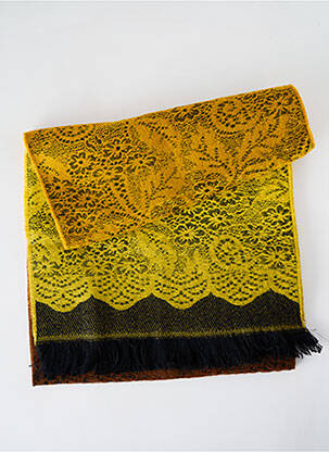Echarpe imprimé fantaisie jaune JOSÉLISE femme
