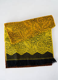 Echarpe imprimé fantaisie jaune JOSÉLISE femme