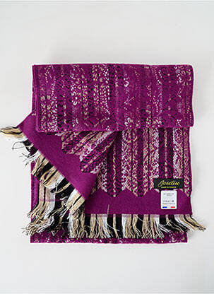 Echarpe imprimé fantaisie violet JOSÉLISE femme