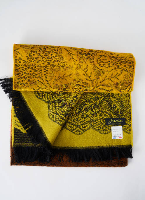 Echarpe jaune JOSÉLISE pour femme