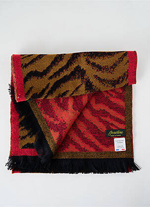 Echarpe imprimé fantaisie rouge JOSÉLISE femme