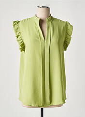 Blouse vert ESPERANCE pour femme seconde vue