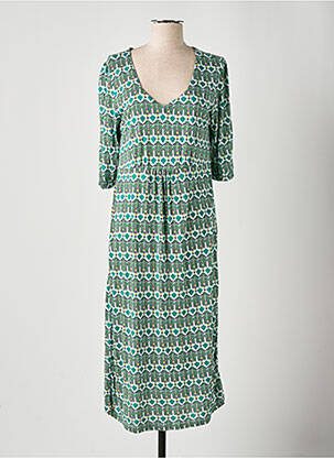 Robe longue vert AGATHE & LOUISE pour femme