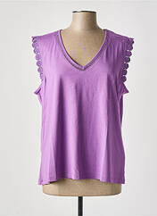 T-shirt violet JULIE GUERLANDE pour femme seconde vue