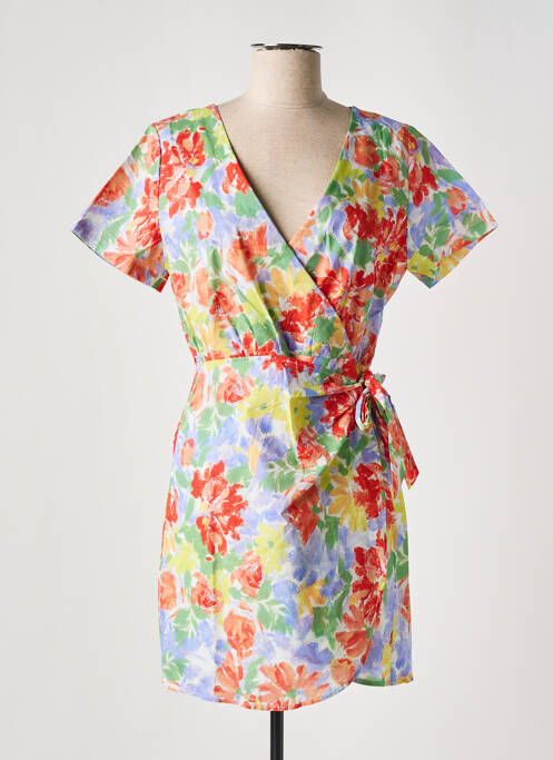 Robe courte manches courtes manches courtes rouge IT HIPPIE femme