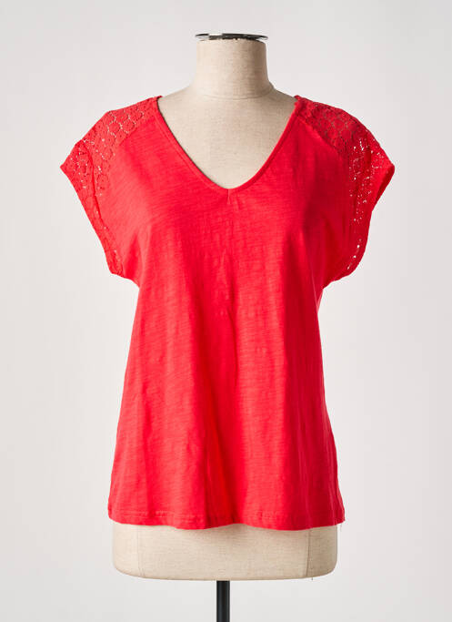 T-shirt rouge ACBELLE pour femme