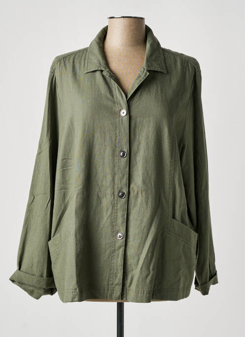 Veste casual vert SIGNATURE pour femme