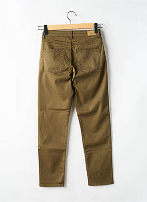 Pantalon slim poches marron KANOPE femme