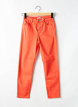 Pantalon slim poches orange KANOPE femme