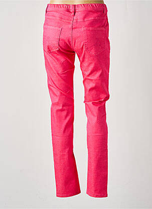 Pantalon slim taille élastique rose S.QUISE femme