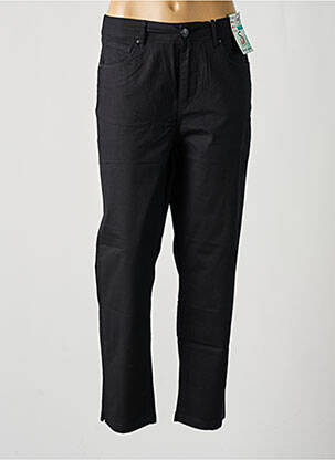 Pantalon droit taille élastique noir S.QUISE femme