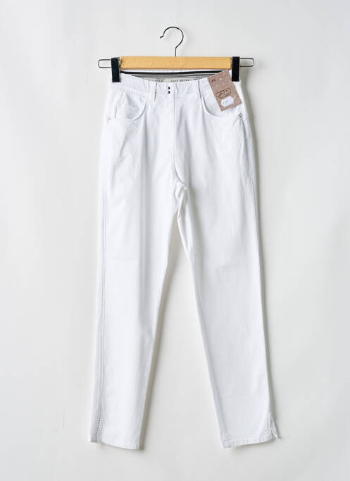 Pantalon 7/8 blanc EAST DRIVE pour femme