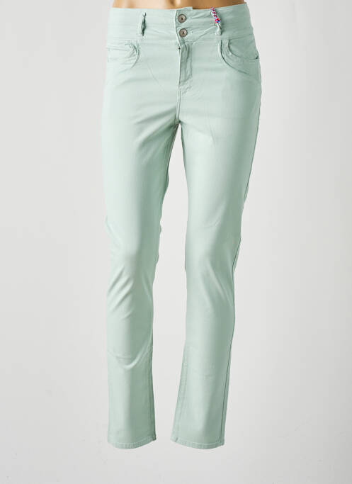 Pantalon slim bleu KANOPE pour femme