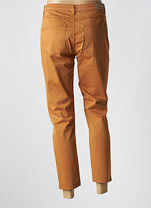 Pantalon 7/8 stretch taille normale orange KANOPE femme