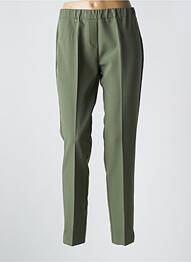 Pantalon 7/8 taille élastique taille normale vert TELMAIL femme