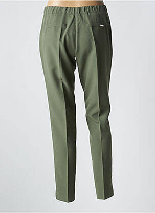 Pantalon 7/8 taille élastique taille normale vert TELMAIL femme