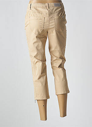 Pantacourt stretch taille normale beige BRANDTEX femme