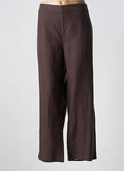 Pantalon large marron DIANE LAURY pour femme seconde vue