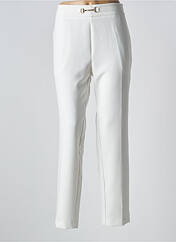 Pantalon slim blanc HIPPOCAMPE pour femme seconde vue