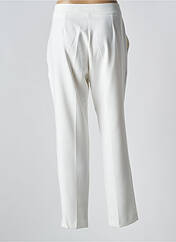 Pantalon slim blanc HIPPOCAMPE pour femme seconde vue