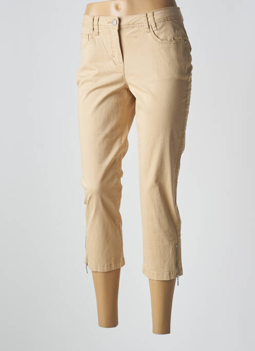 Pantacourt beige BRANDTEX pour femme